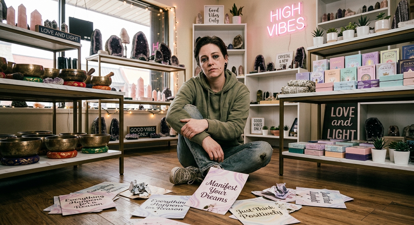 Hot Take: Spiritual Bypassing Is Just Toxic Positivity in a Crystal Shop